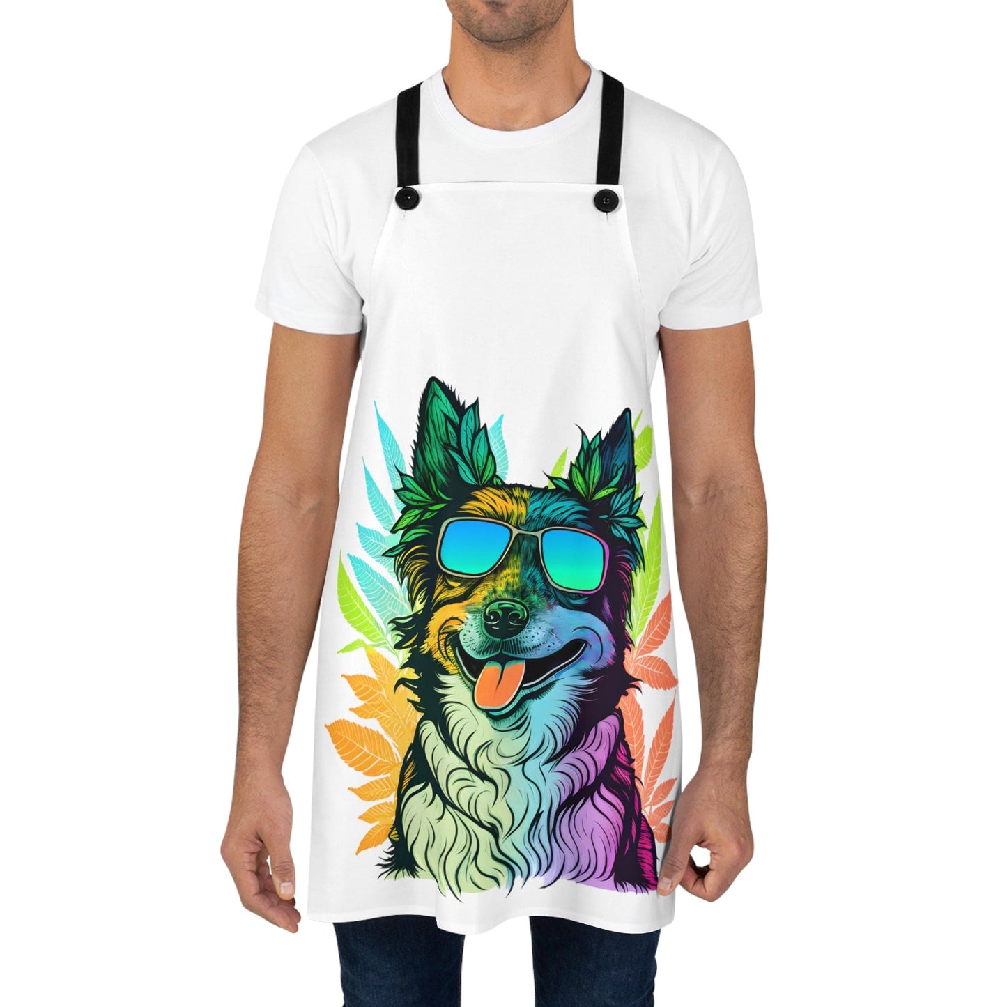 Cool Marijuana Border Collie Weed Apron The Cannabis Community