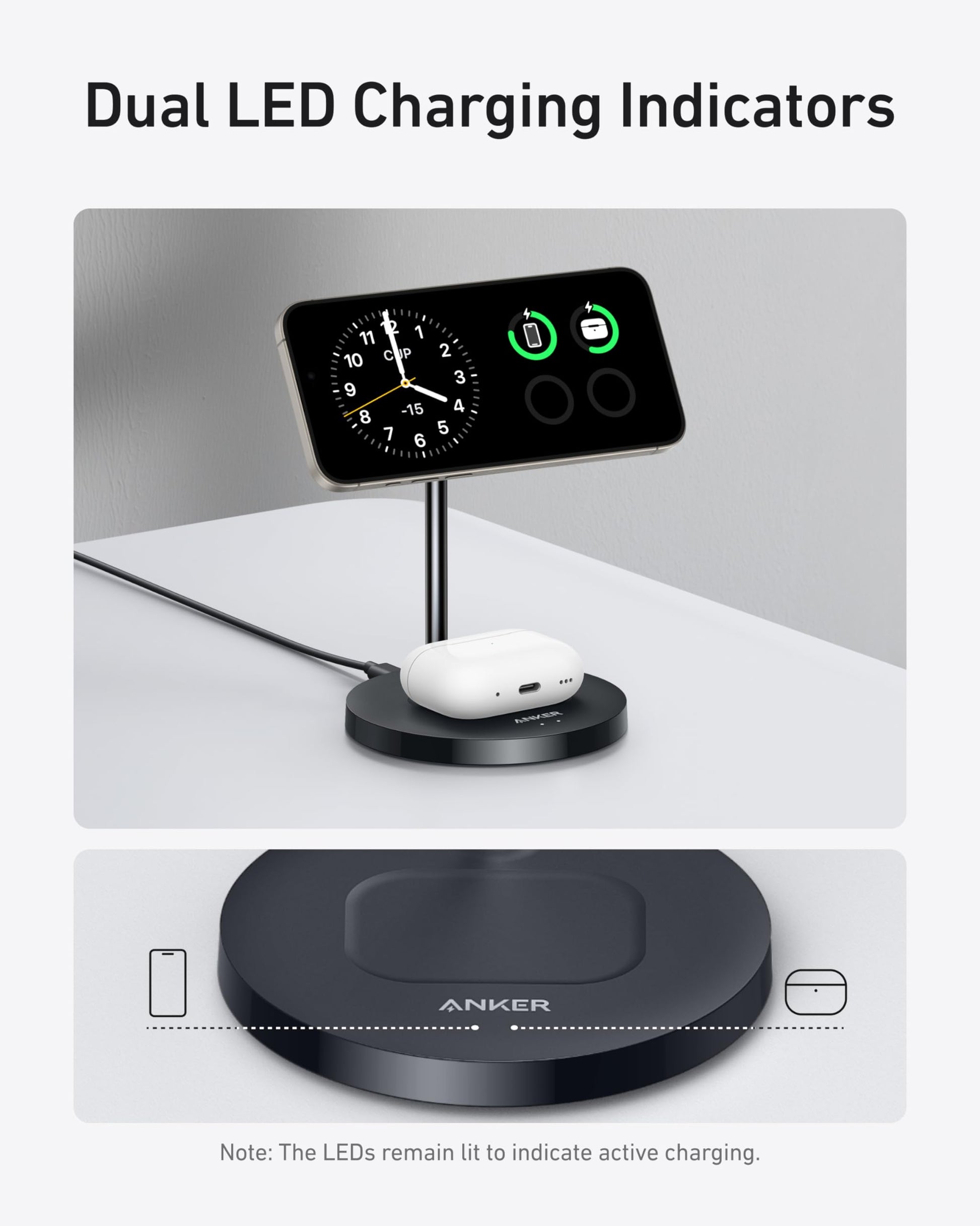 Anker MagGo Wireless Charger (2-in-1 Stand) BOA Anker