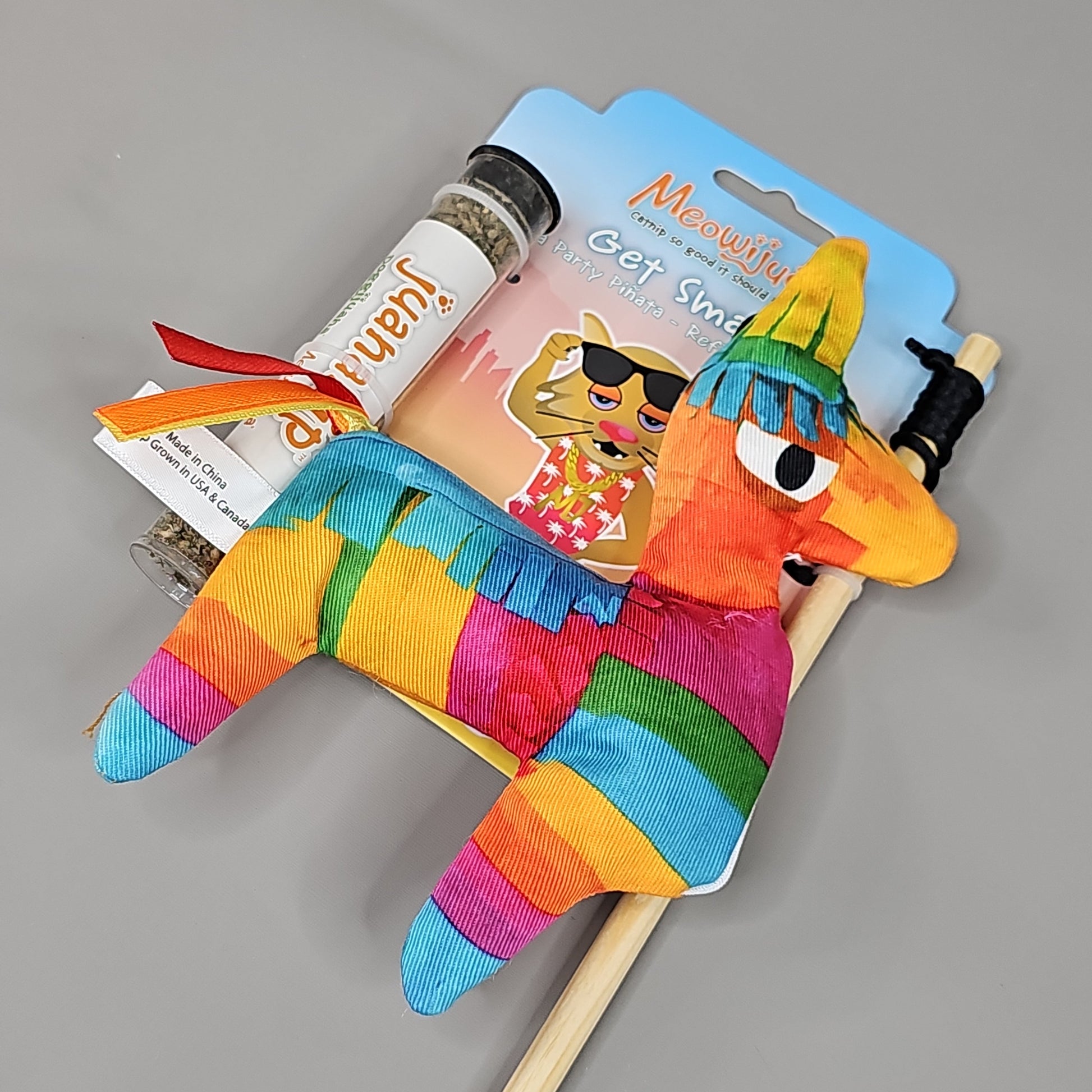 SMARTER PAW Meowijuana Organic Catnip Toy Get Smashed Llama Party Pinata Cat Toy (New) PayWut