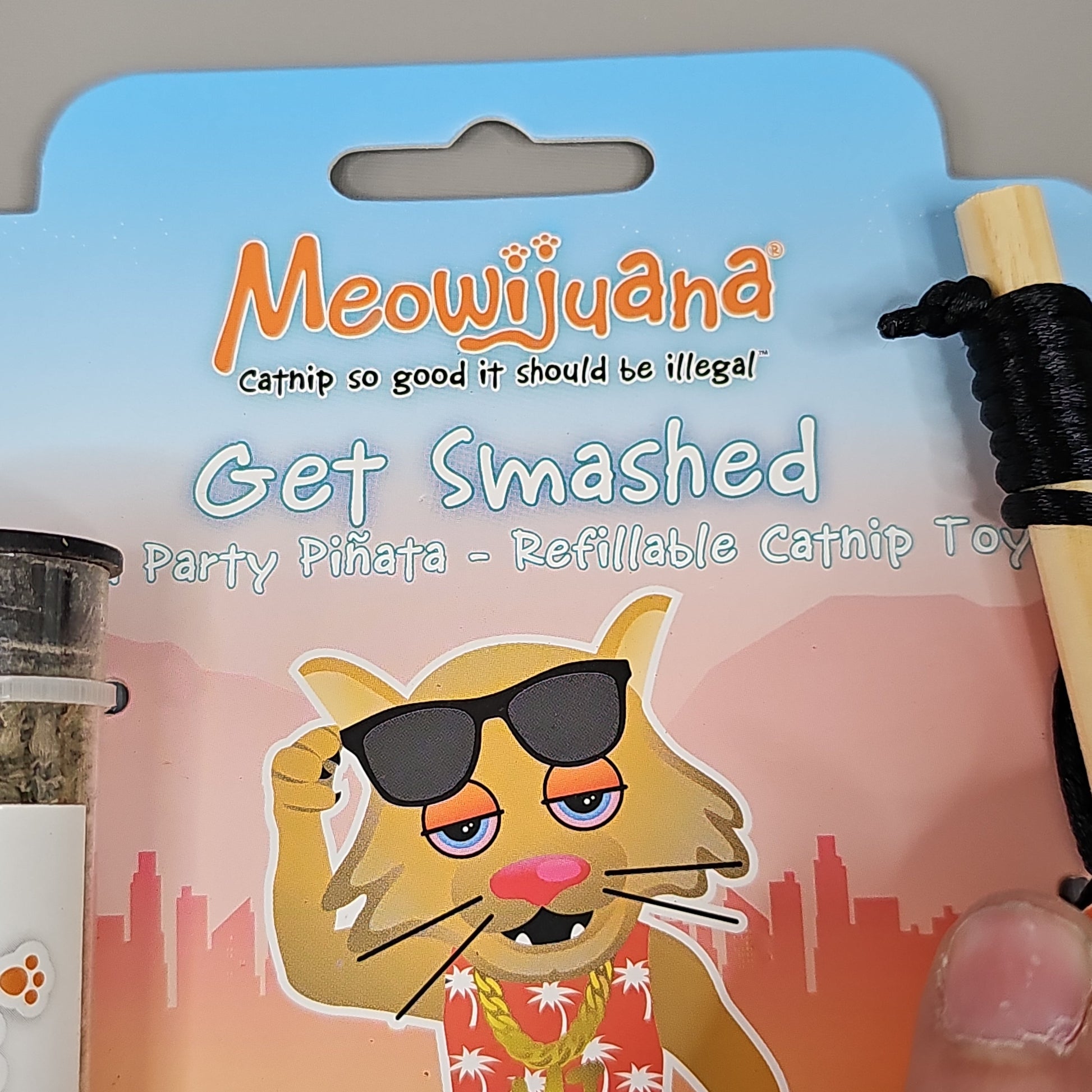 SMARTER PAW Meowijuana Organic Catnip Toy Get Smashed Llama Party Pinata Cat Toy (New) PayWut