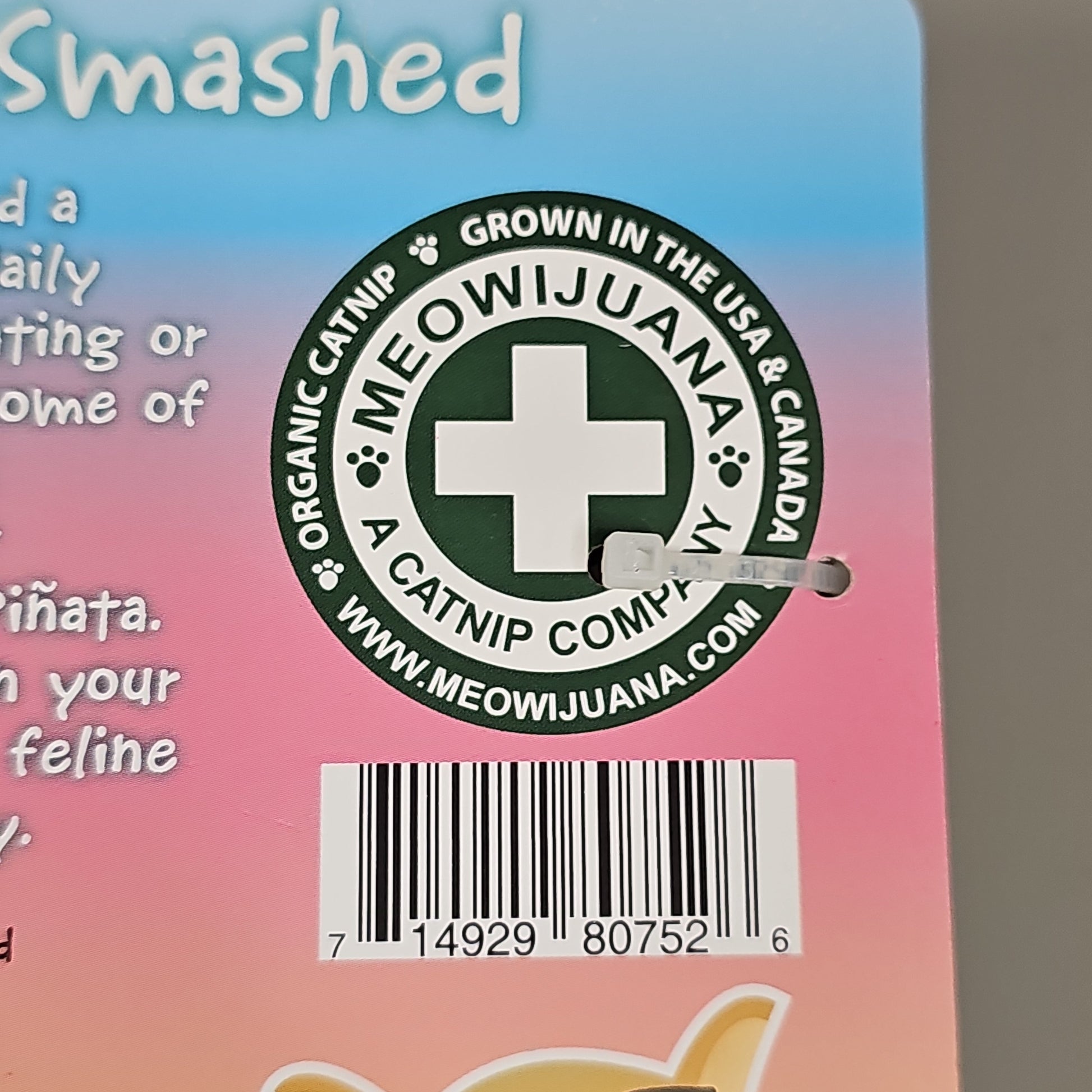 SMARTER PAW Meowijuana Organic Catnip Toy Get Smashed Llama Party Pinata Cat Toy (New) PayWut