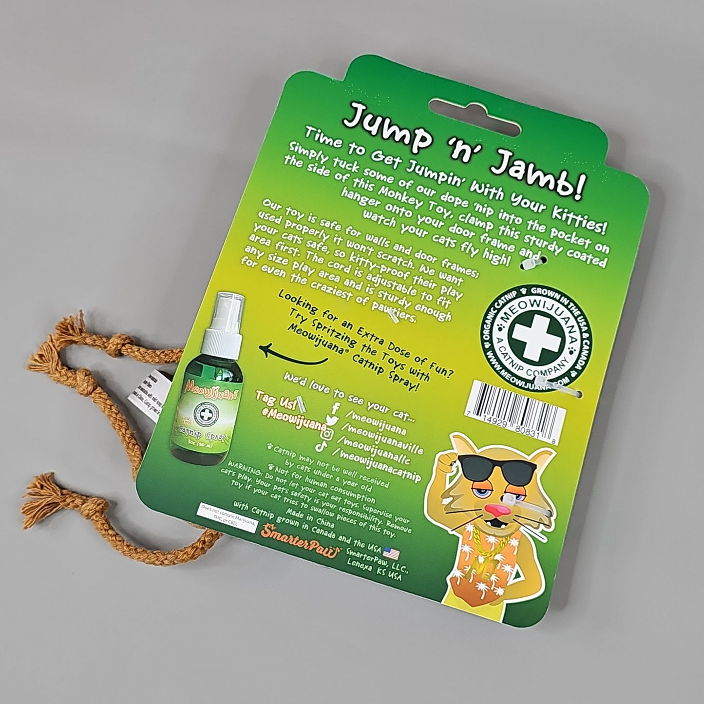 SMARTER PAW Meowijuana Organic Catnip Cat Toy Variety Pack (New) PayWut