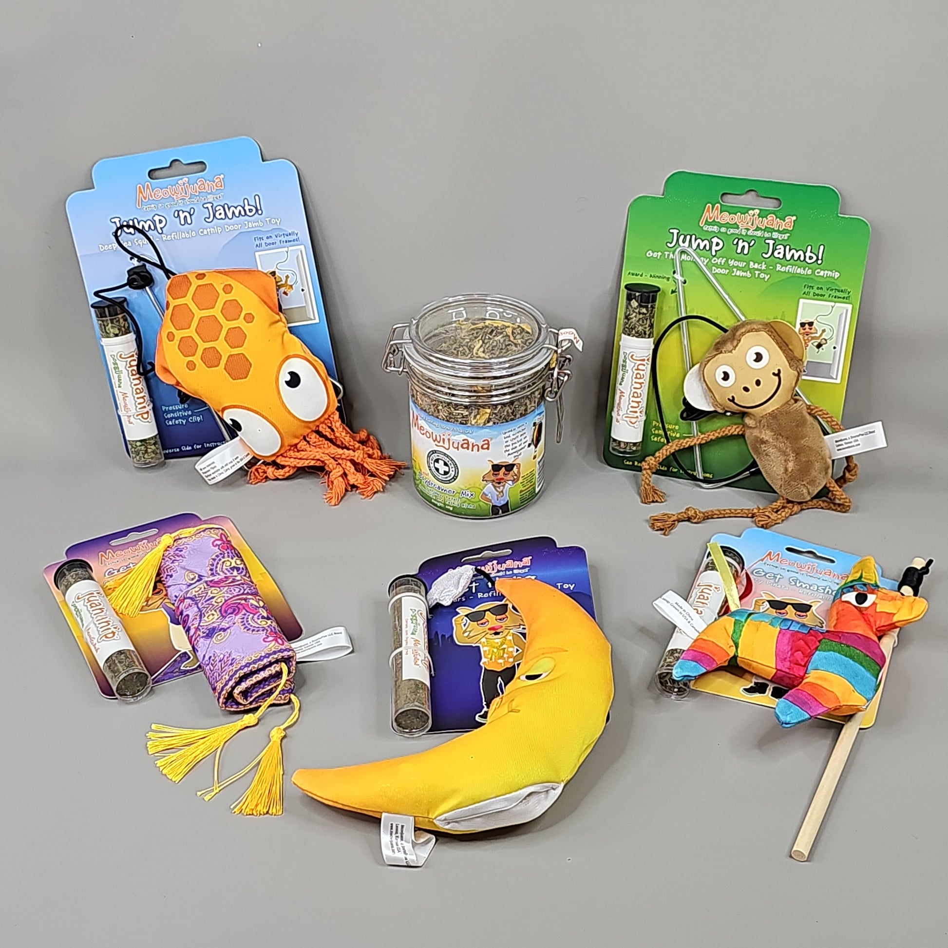 SMARTER PAW Meowijuana Organic Catnip Cat Toy Variety Pack (New) PayWut
