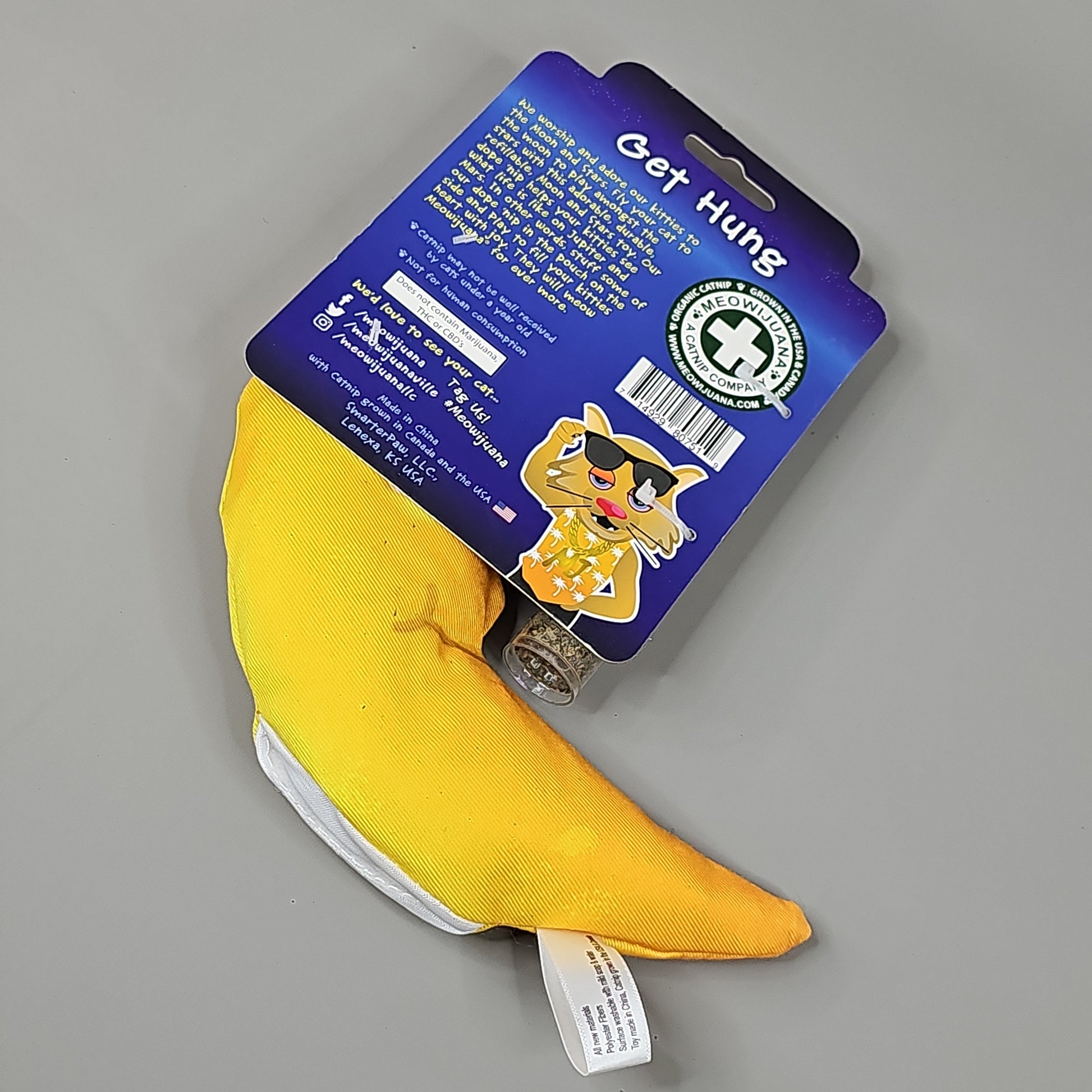SMARTER PAW Meowijuana Organic Catnip Toy CASE OF 24! Get Hung Moon & Starts Cat Toy (New) PayWut