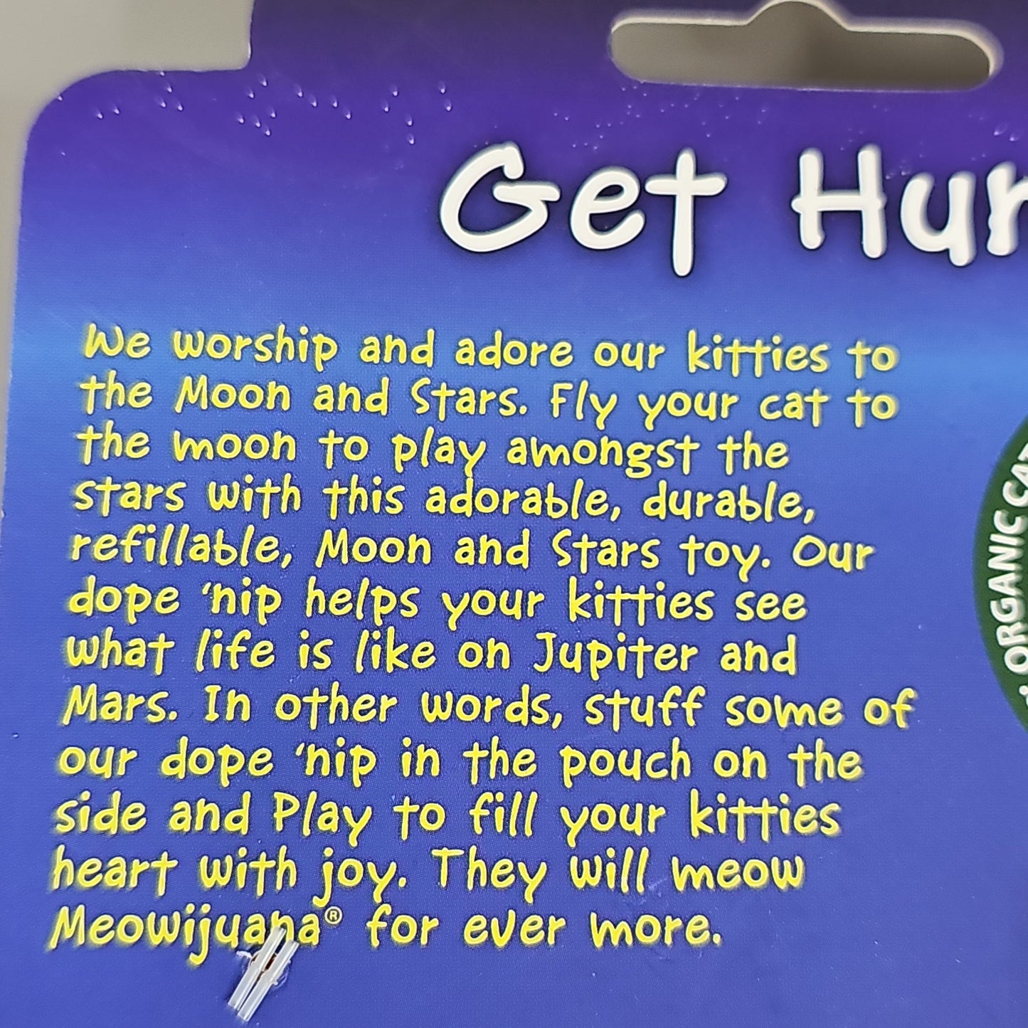 SMARTER PAW Meowijuana Organic Catnip Toy CASE OF 24! Get Hung Moon & Starts Cat Toy (New) PayWut
