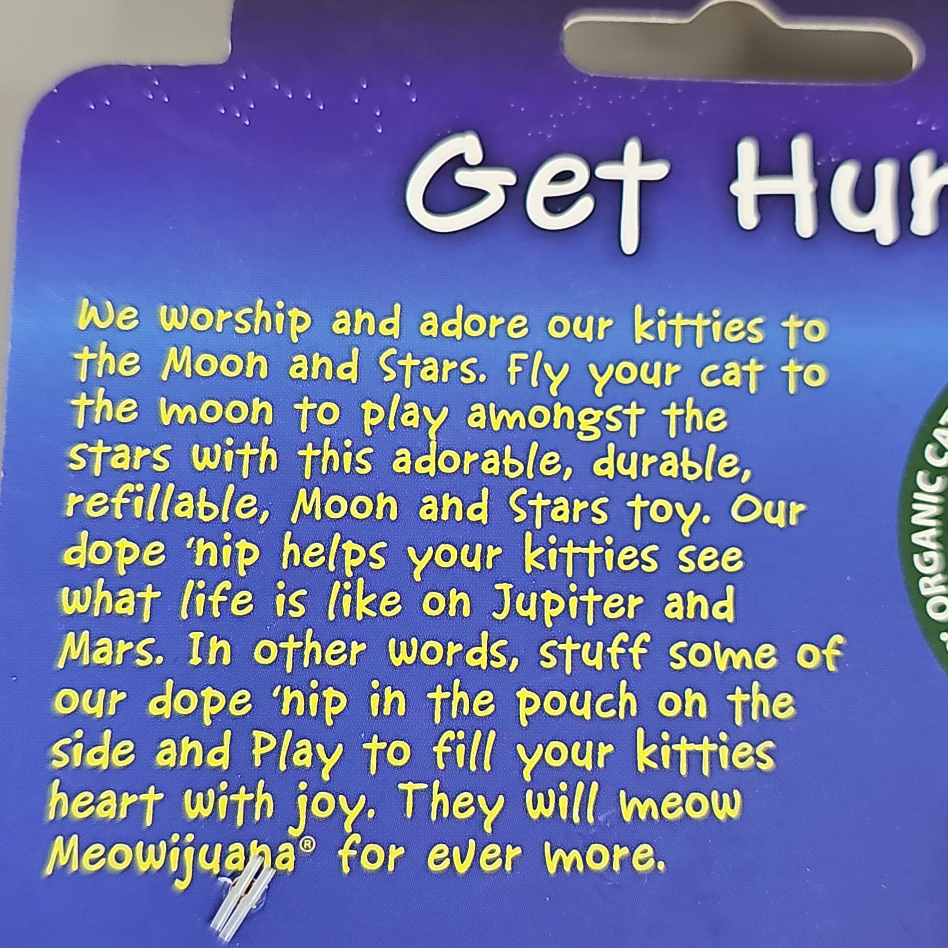 SMARTER PAW Meowijuana Organic Catnip Toy CASE OF 24! Get Hung Moon & Starts Cat Toy (New) PayWut