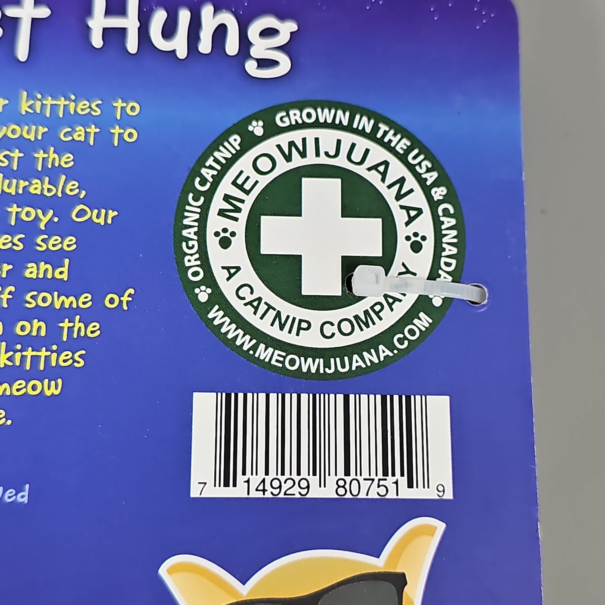 SMARTER PAW Meowijuana Organic Catnip Toy CASE OF 24! Get Hung Moon & Starts Cat Toy (New) PayWut