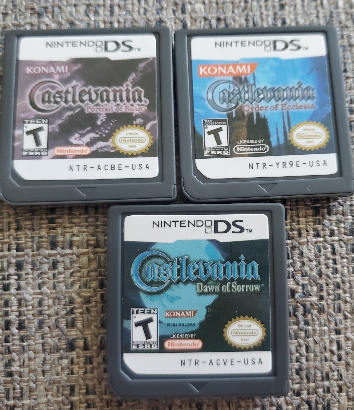 Nintendo DS Video Game Cartridge Collection NDS Pokemon VintageVideoGameStore
