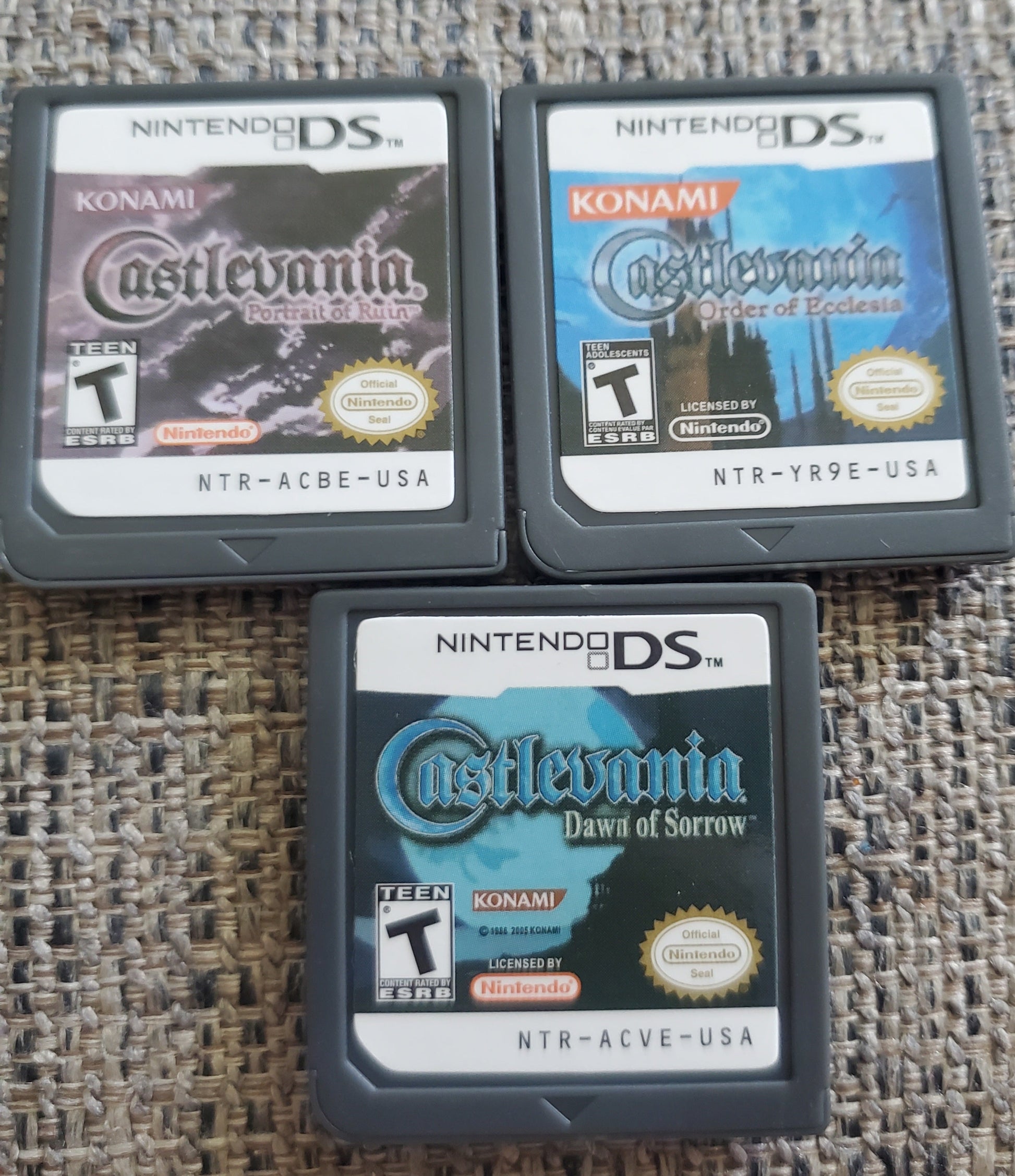 Nintendo DS Video Game Cartridge Collection NDS Pokemon VintageVideoGameStore