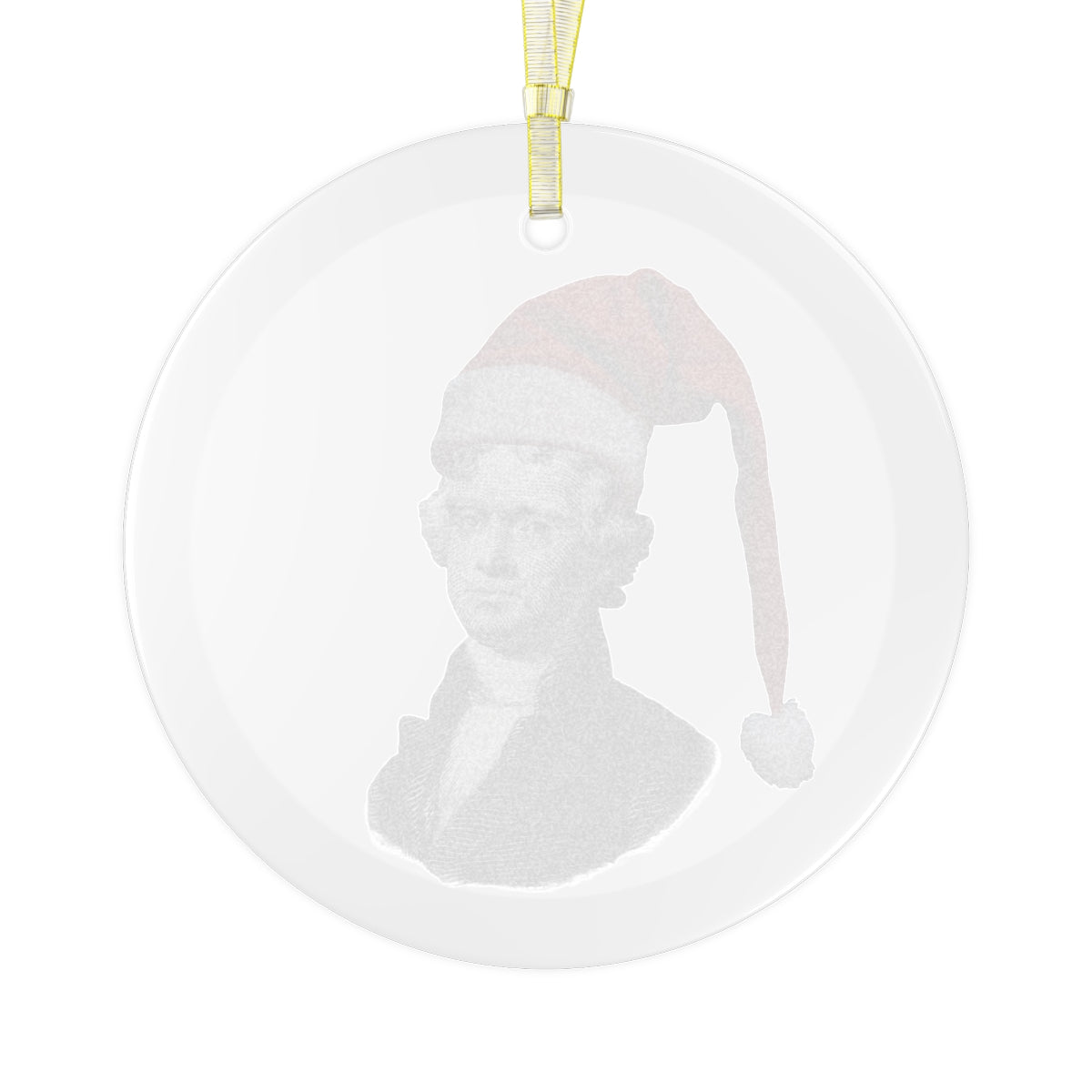 Thomas Jefferson Glass Ornament - 4LibertyShop.com 4LibertyShop