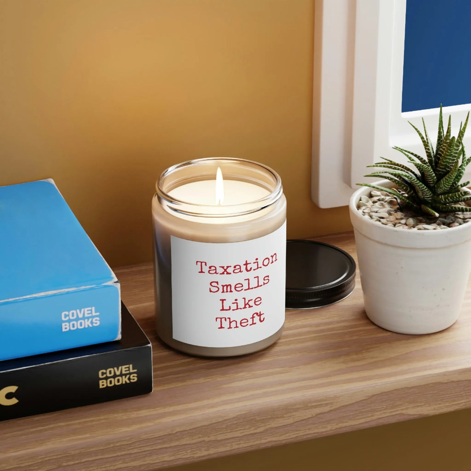 Taxation Smells Like Theft Scented Candle, 9oz - 4LibertyShop.com 4LibertyShop