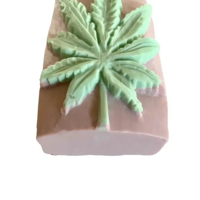 Cannabis Leaf Themed Soap | Novelty Soap Plunk Soap Company