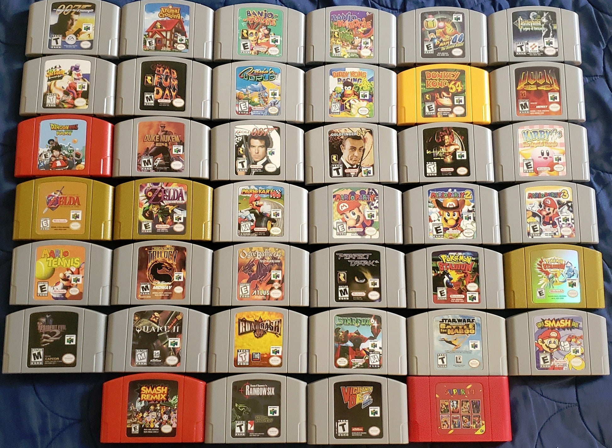 N64 Nintendo 64 Video Game Cartridge Collection VintageVideoGameStore
