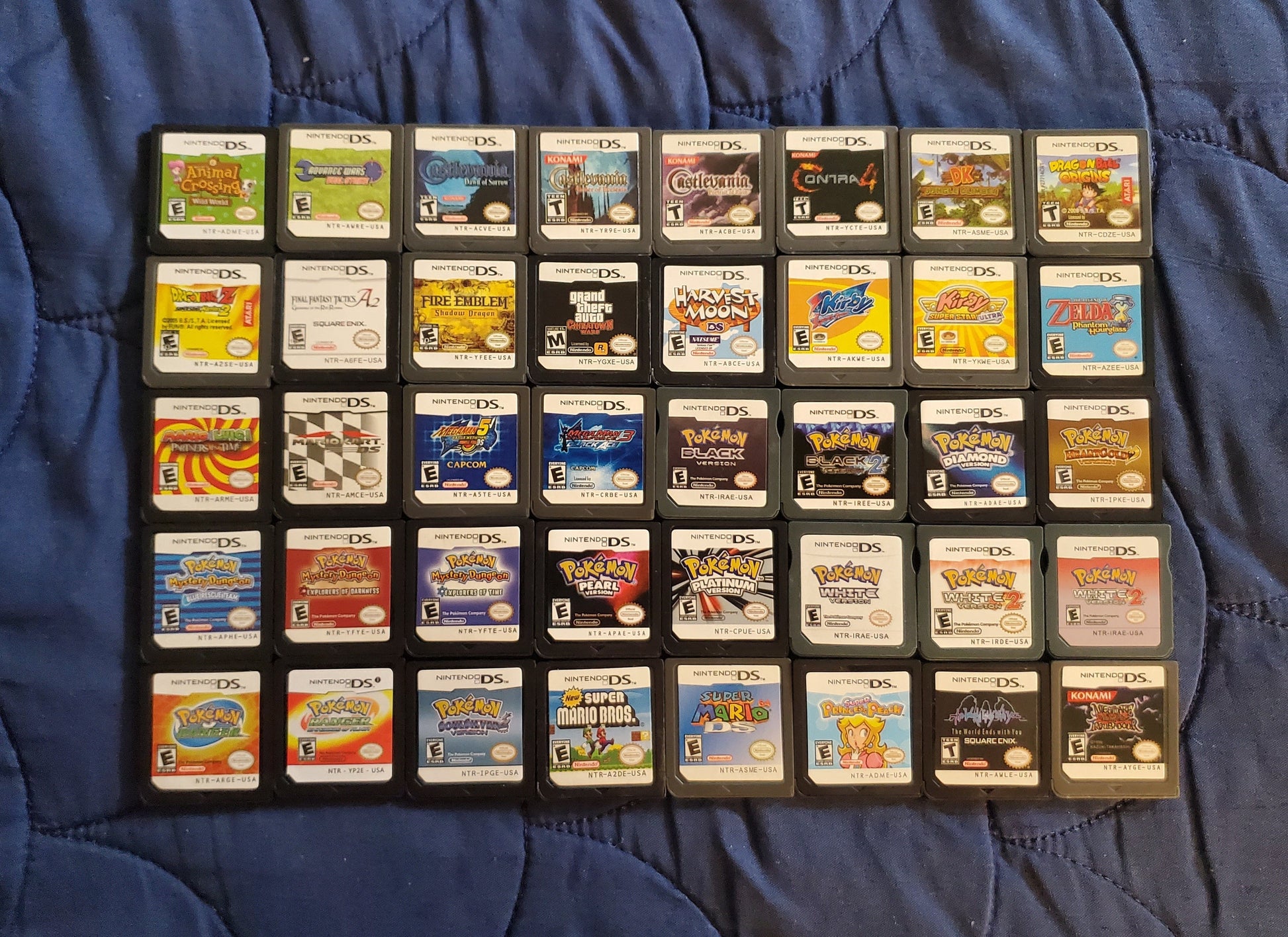 Nintendo DS Video Game Cartridge Collection NDS Pokemon VintageVideoGameStore