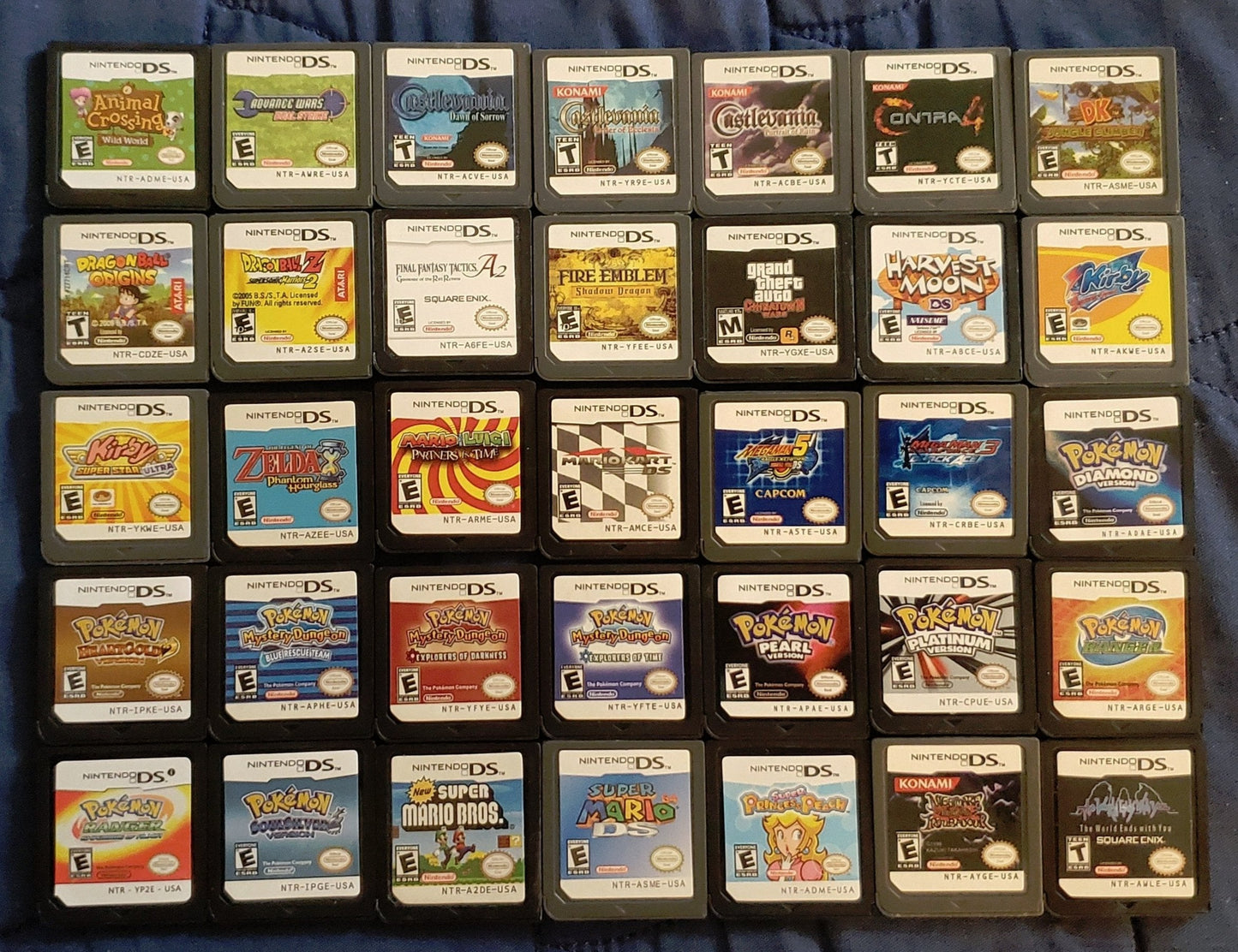 Nintendo DS Video Game Cartridge Collection NDS Pokemon VintageVideoGameStore