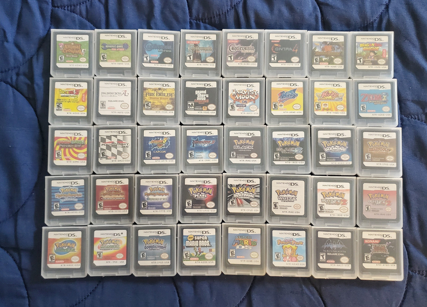 Nintendo DS Video Game Cartridge Collection NDS Pokemon VintageVideoGameStore