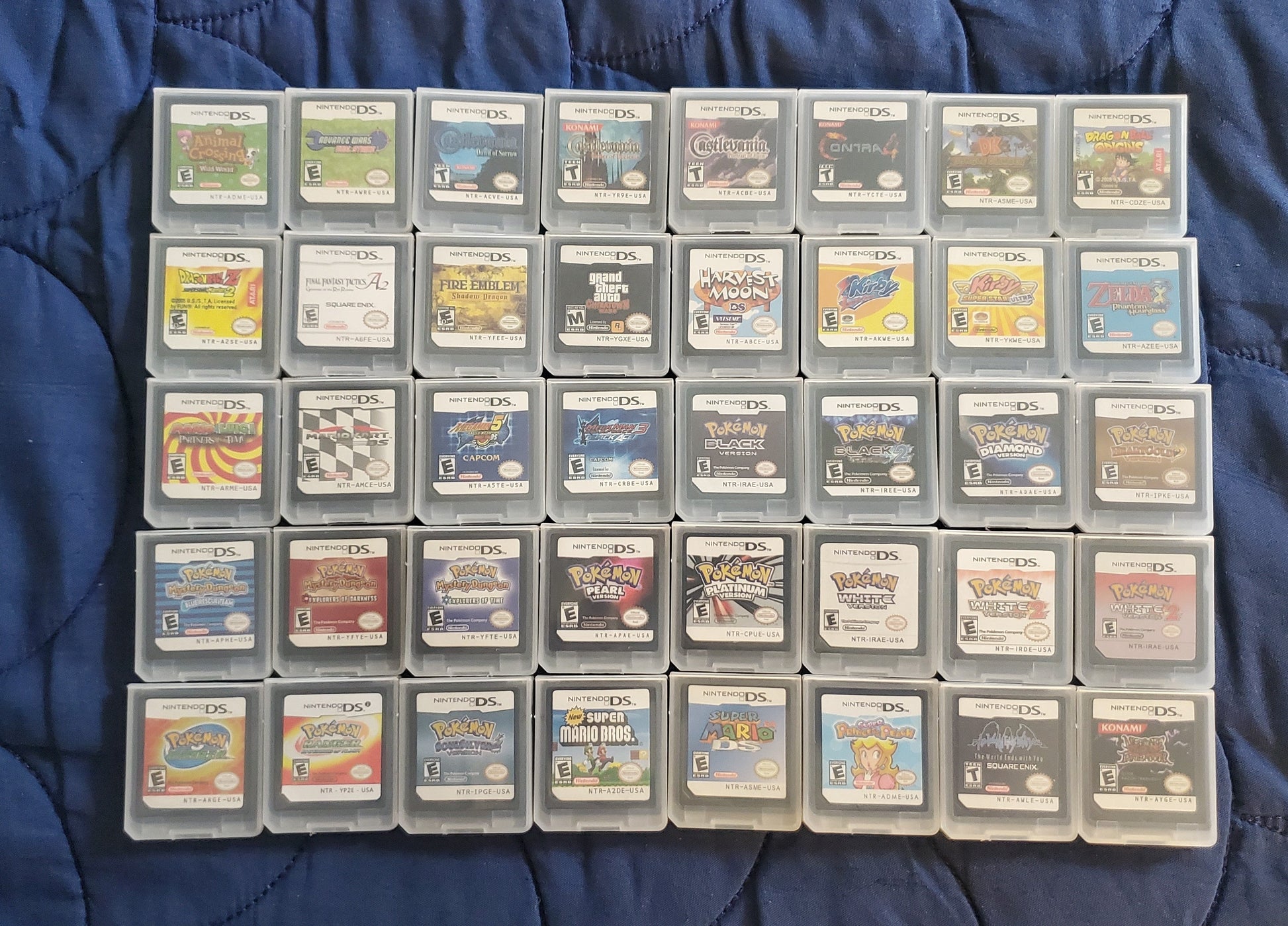 Nintendo DS Video Game Cartridge Collection NDS Pokemon VintageVideoGameStore