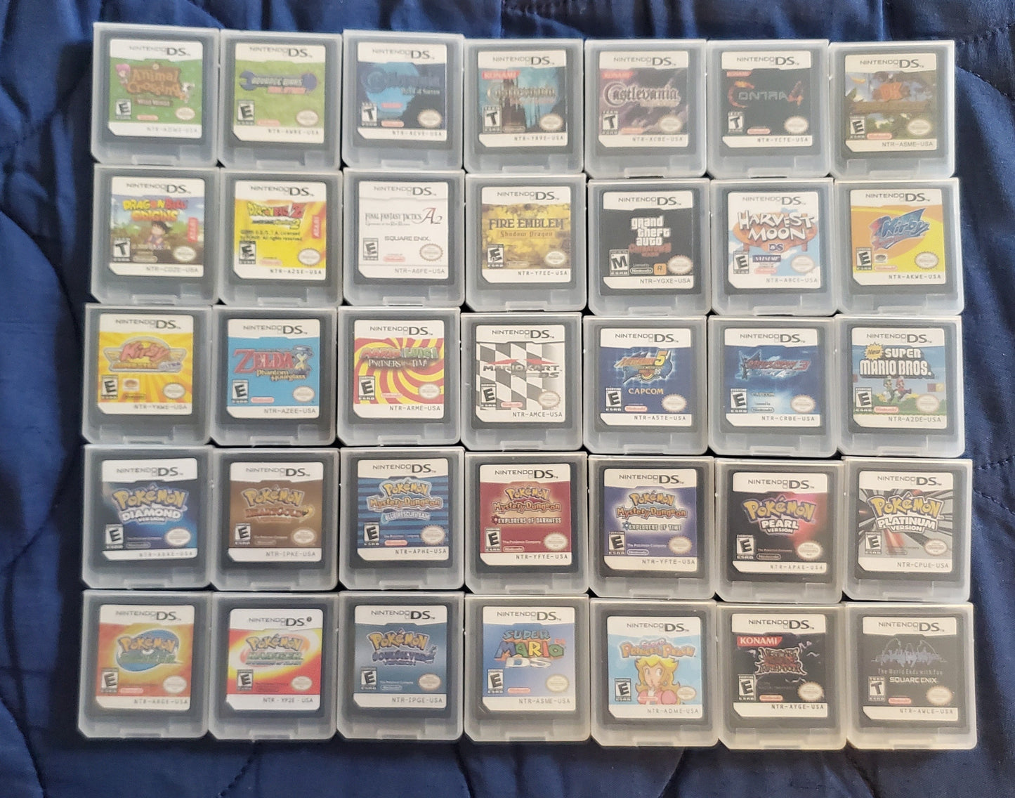 Nintendo DS Video Game Cartridge Collection NDS Pokemon VintageVideoGameStore