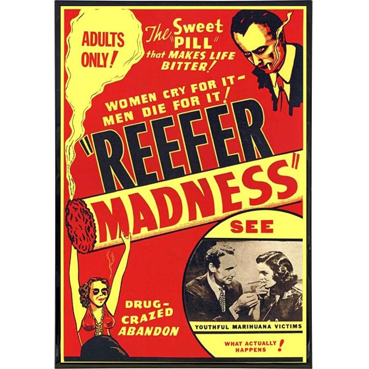 Reefer Madness Film Poster Print The Original Underground