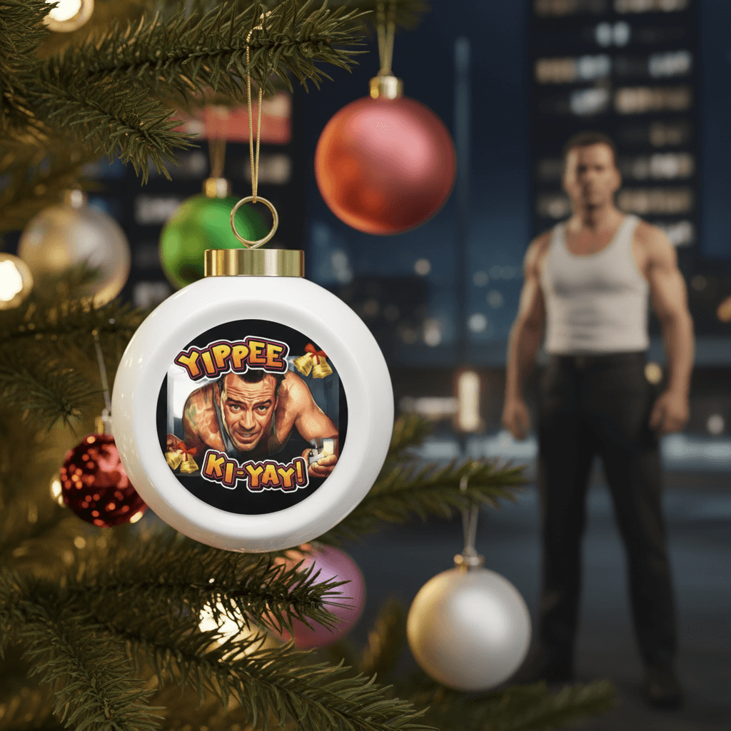 Yippee Ki-Yay Christmas Ornament - 4LibertyShop.com 4LibertyShop