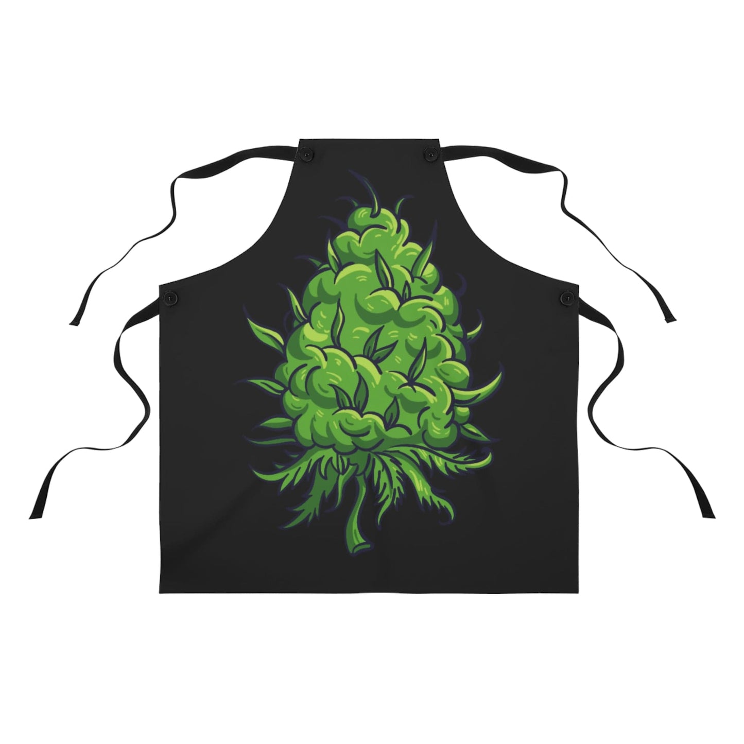 Big Marijuana Bud Chef's Baking Apron The Cannabis Community