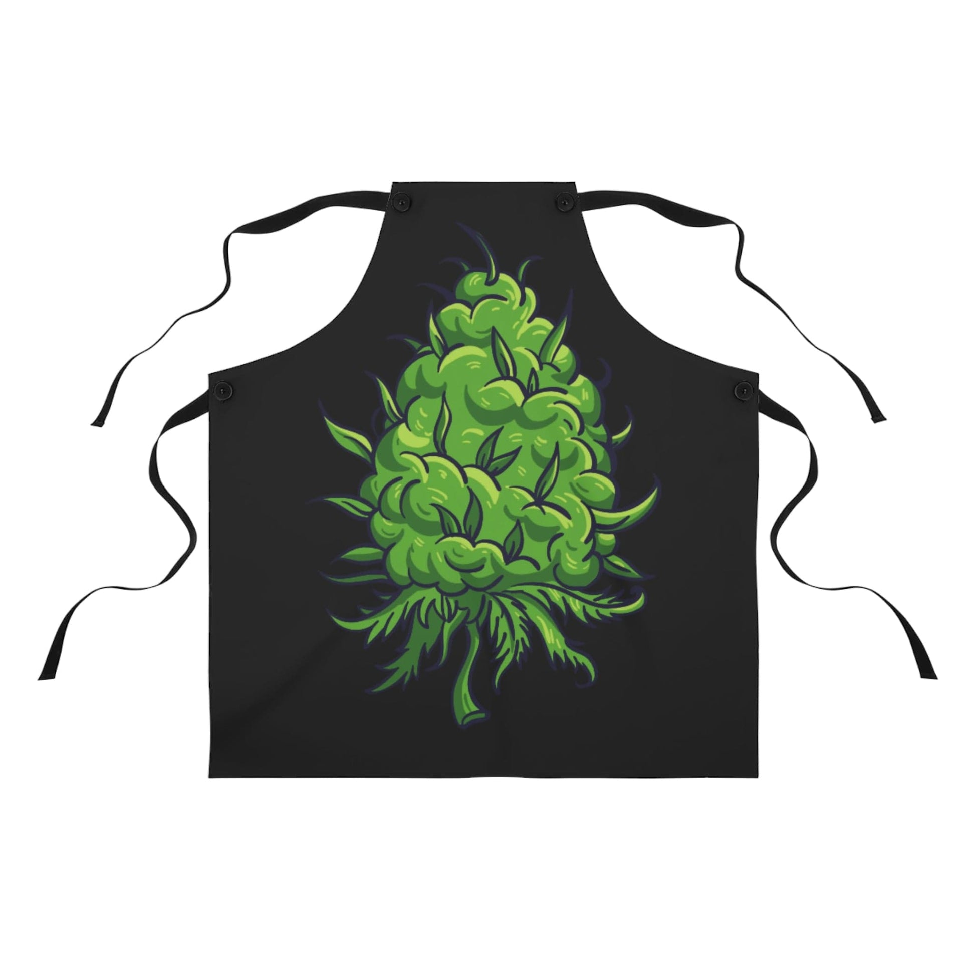 Big Marijuana Bud Chef's Baking Apron The Cannabis Community
