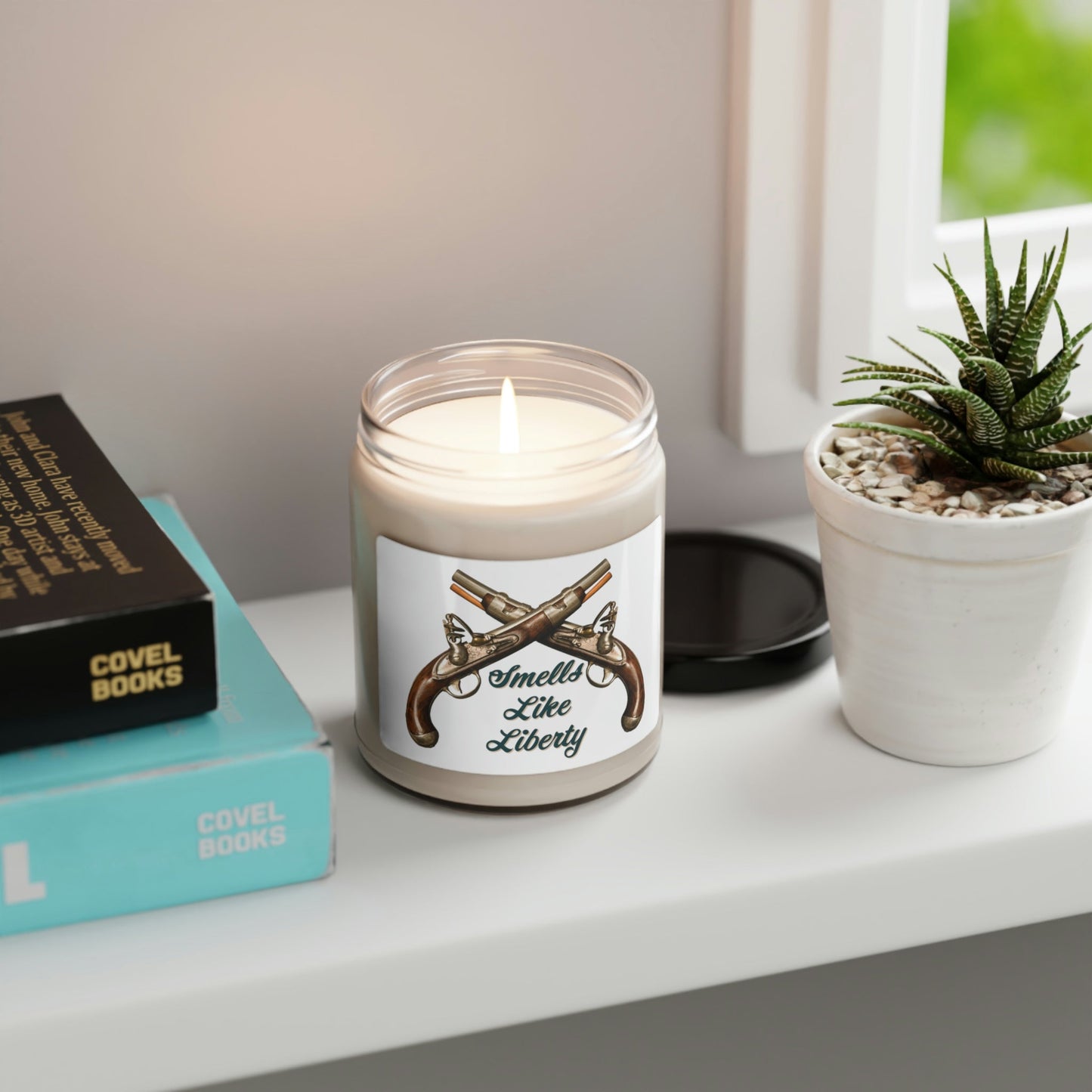 Smells Like Liberty Flintlock Scented Soy Candle, 9oz - 4LibertyShop.com 4LibertyShop