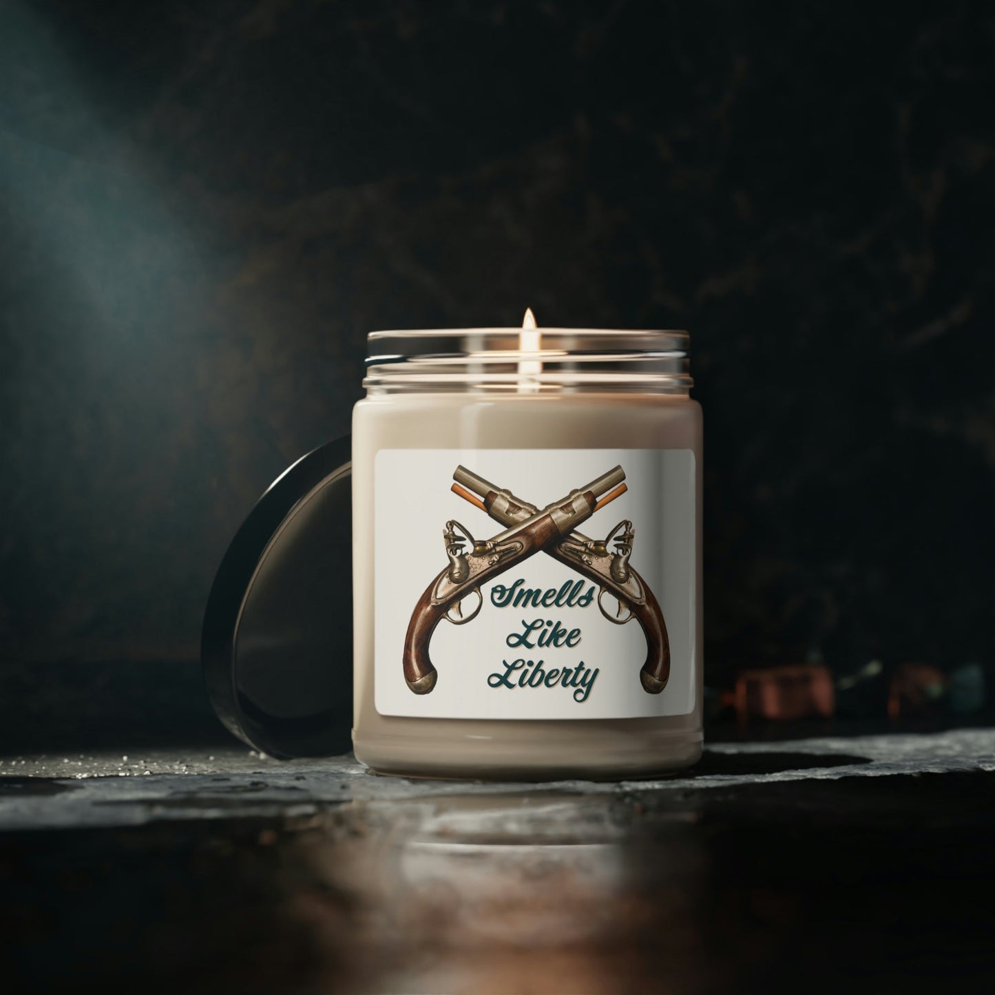 Smells Like Liberty Flintlock Scented Soy Candle, 9oz - 4LibertyShop.com 4LibertyShop