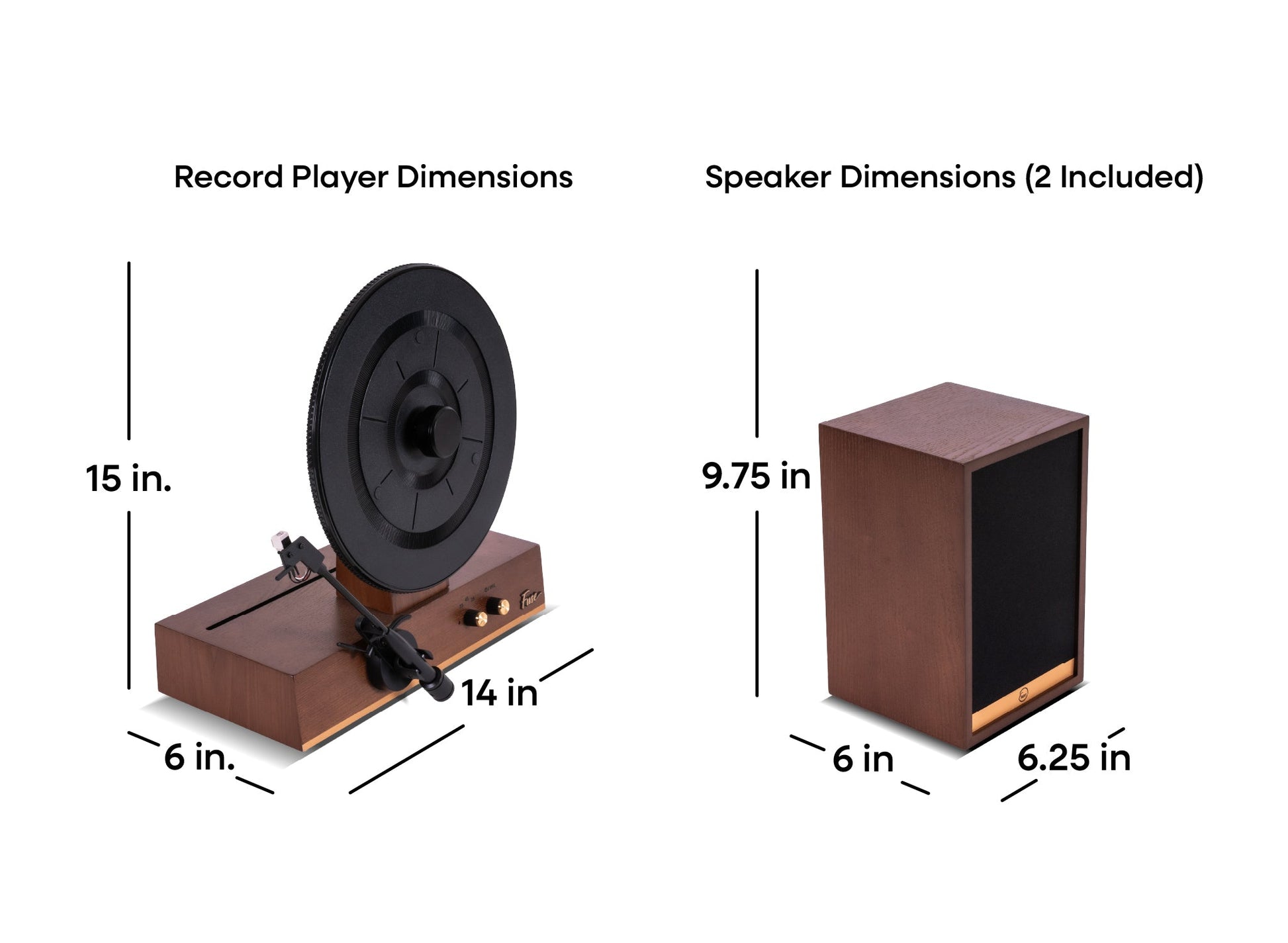 Fuse Audio GLD Vertical Vinyl Record Player Fuse Audio