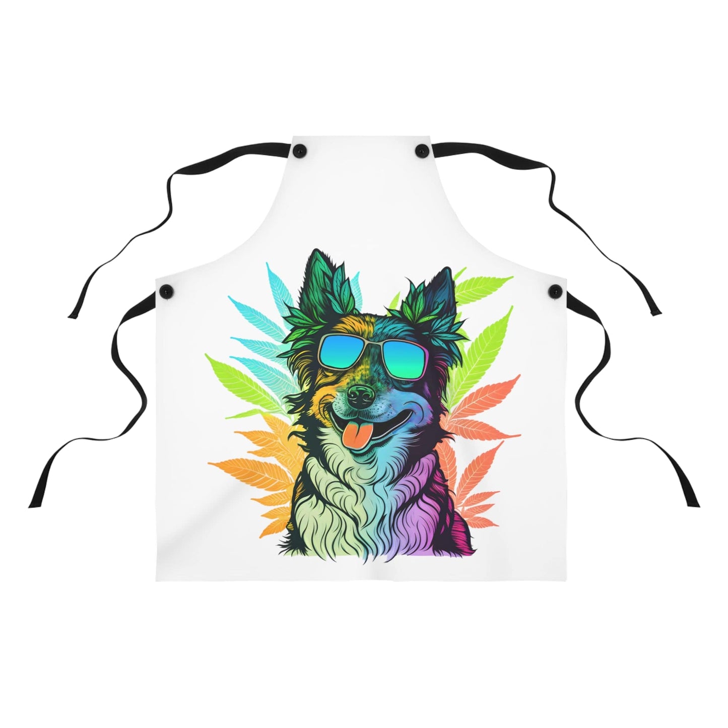 Cool Marijuana Border Collie Weed Apron The Cannabis Community
