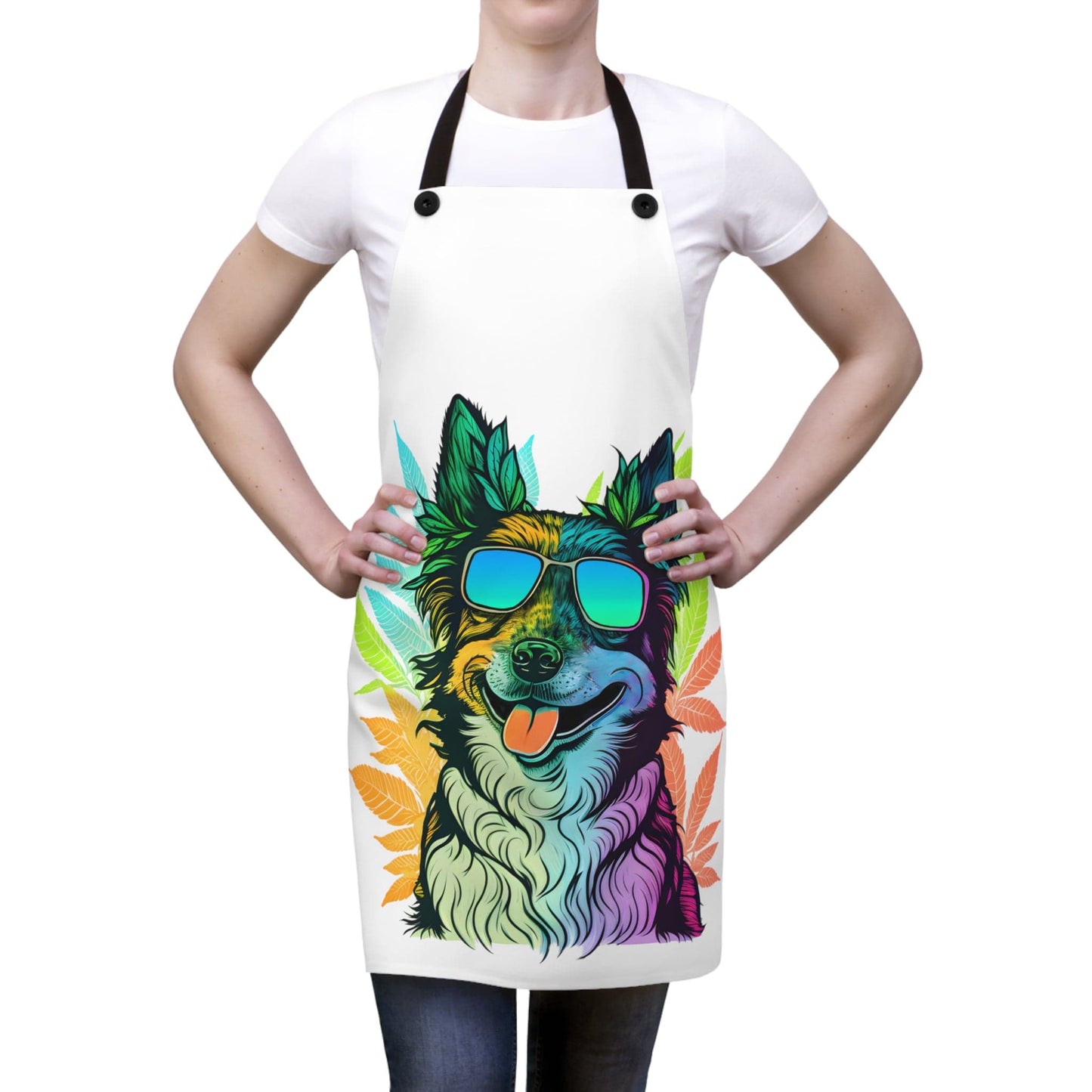 Cool Marijuana Border Collie Weed Apron The Cannabis Community